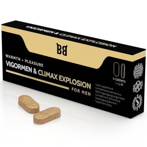 Black Bull Vigormen & Climax Explosion Greater Pleasure For Men 4 Capsules