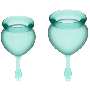Satisfyer Feel Good Menstrual Cup Dark Green 15+20ml
