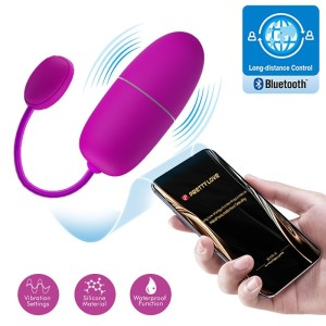 Pretty Love Nymph Vibrating Egg App Controlled Purple