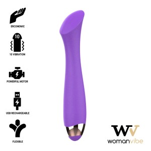 Womanvibe Mandy K Point Silicone Rechargeable Vibrator