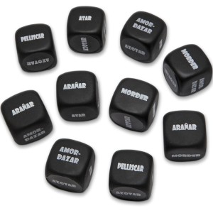 Diablo Picante Black Sado Dice 3 X 3 Mm