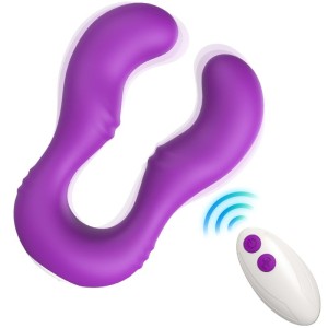 Armony Seraph Vibrator Double Remote Control Purple