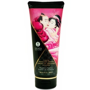 Shunga Raspberry Massage Cream 200 Ml