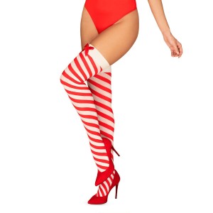 Obsessive Kissmas Stockings L/xl
