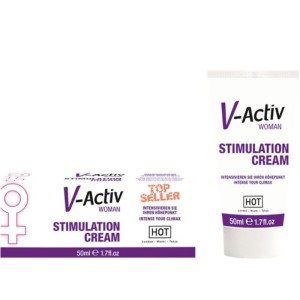 Hot V-activ Stimulation Cream Woman 50ml