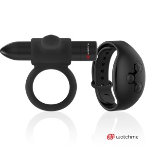 Black&silver Cameron Remote Control Cockring Watchme