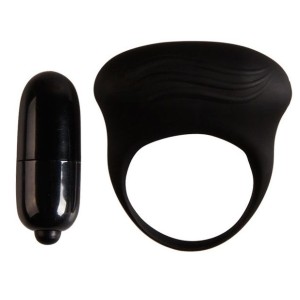 Pretty Love Bertram Black Vibrator Ring