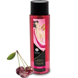Shunga Bath & Shower Gel Frosted Cherry 370 Ml