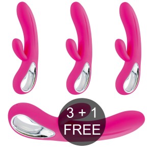 Amoressa Troy Premium Silicone Rechargeable 3 + 1 Free