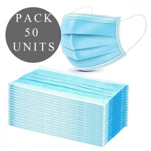 Dreamlove Masks 3 Layers Approved Covid-19 Ce- 50 Units