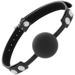 Darkness Black Silicone Gag
