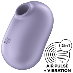 Satisfyer Pro To Go 2 Double Air Pulse Stimulator & Vibrator Violet