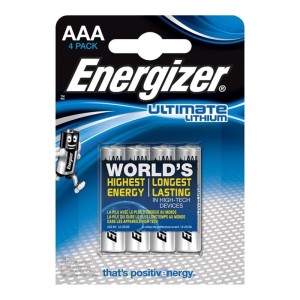 Energizer Ultimate Lithium Aaa L92 Lr03 1,5v *4