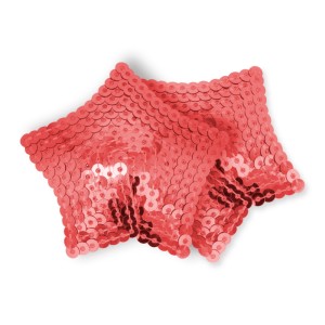 Ohmama Fetish Red Sequined Star Nipples Covers