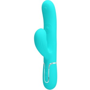 Pretty Love Perlita Multifunction 3 In 1 G-spot Vibrator Aqua Green