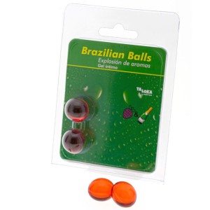 Taloka 2 Brazilian Balls Strawberries & Champagne Intimate Gel