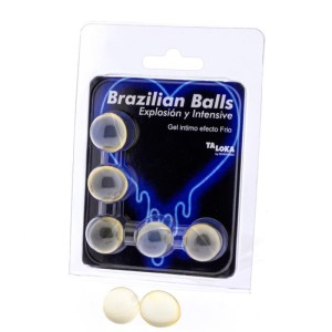 Taloka 5 Brazilian Balls Cold & Vibration Effect Exciting Gel