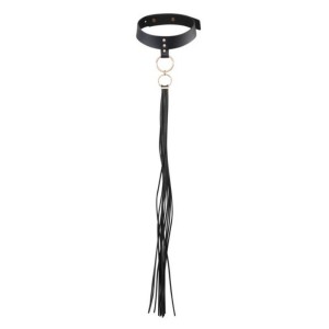 Bijoux Indiscrets Maze Tassel Choker Black