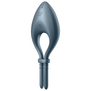 Satisfyer Bullseye Ring Vibrator App Grey