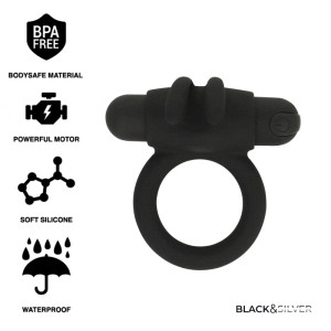 Black&silver Agron Ring 2.o