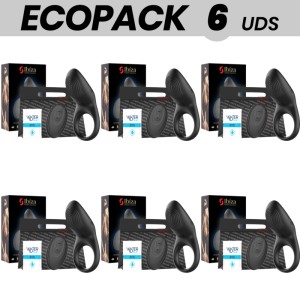 Ecopack 6 Units Ibiza Remote Control Ring Vibrator Full Contact