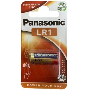 Panasonic Alkaline Battery Lr1 1.5v Blister 1 Pack