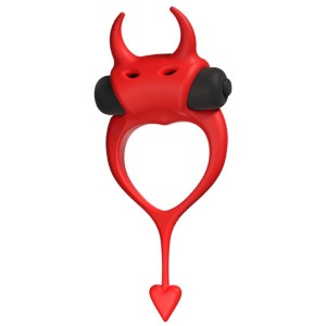 Adrien Lastic Devol Cockring Red Vibrator Ring