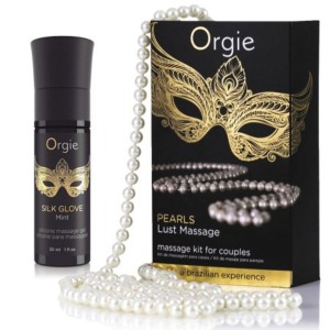 Orgie Pearl Lust Massage Kit For Couples