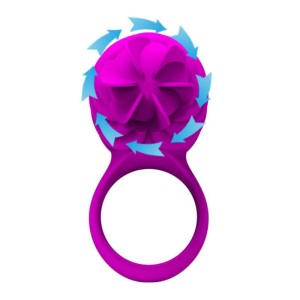 Silicone Rotating And Teaser Cock Ring Frances Pretty Love