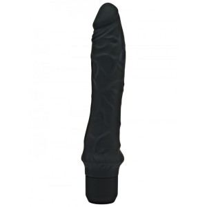Get Real Realistic Vibrator Black 25 Cm