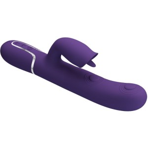 Pretty Love Rabbit Vibrator With Licking Purple