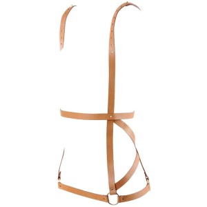 Bijoux Indiscrets Maze Harness Dress Shape Brown