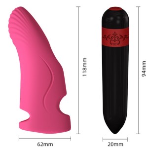 Armony Aurora Vibrator Finger Fuchsia