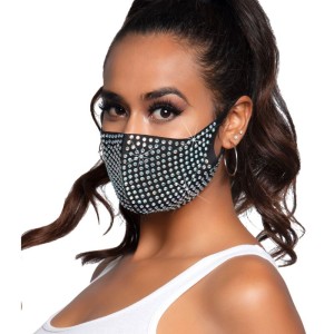 Leg Avenue Coco Rhinestone Mascarilla