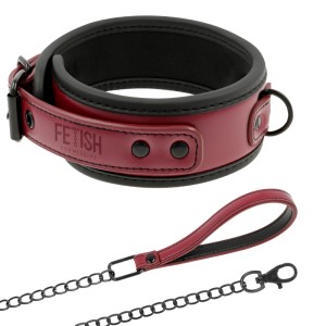 Fetish Submissive Dark Room Neoprene Lining Chain Necklace
