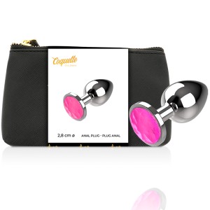 Coquette Chic Desire Anal Plug Metal Pink Size S 2.7x 8cm