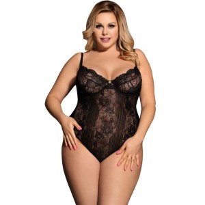 Subblime Queen Plus Floral Pattern Teddy S/m