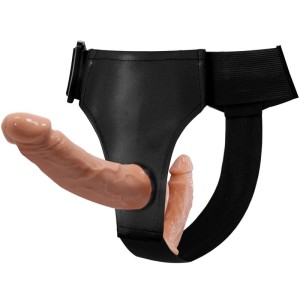Baile Ultra Passionate Double Dildos With Harness