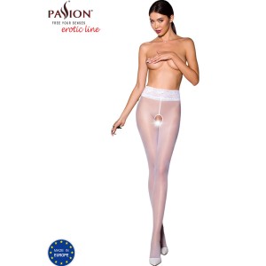 Passion Tiopen 008 White Tights 1/2 30 Den
