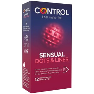 Control Sensual Dots & Lines Points And Stretch Marks 12 Units