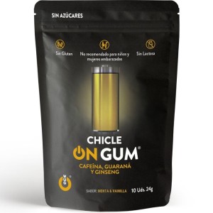 Wug Gum On Caffeine, Ginseng And Guarana Gum 10 Units