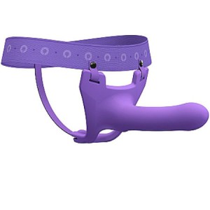 Perfect Fit Brand Zoro Strap On 5.5 W Waistband Violet