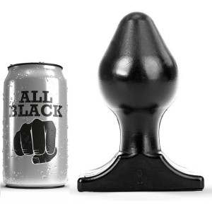 All Black Anal Plug 16x8 Cm