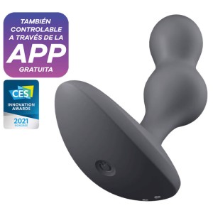 Satisfyer Deep Diver Vibrating Plug App Grey