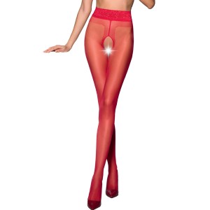 Passion Tiopen 001 Red Tights 3/4 20 Den