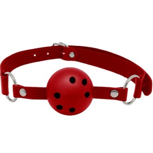Alive Discretion Breathable Gag Red