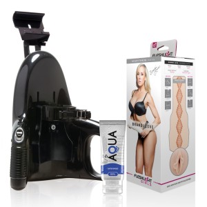 Fleshlight Brandi Love Vagina + Universal Launch + Aqua Quality Lubricant 50 Ml