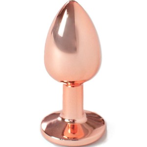 Secretplay Metal Butt Plug Rose Gold Small Size 7 Cm