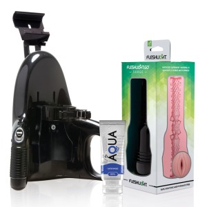 Fleshlight Go Pink Lady Surge Vagina + Universal Launch + Aqua Quality Lubricant 50 Ml