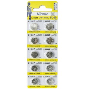 Vinnic Lr54 (ag10) 10 Batteries